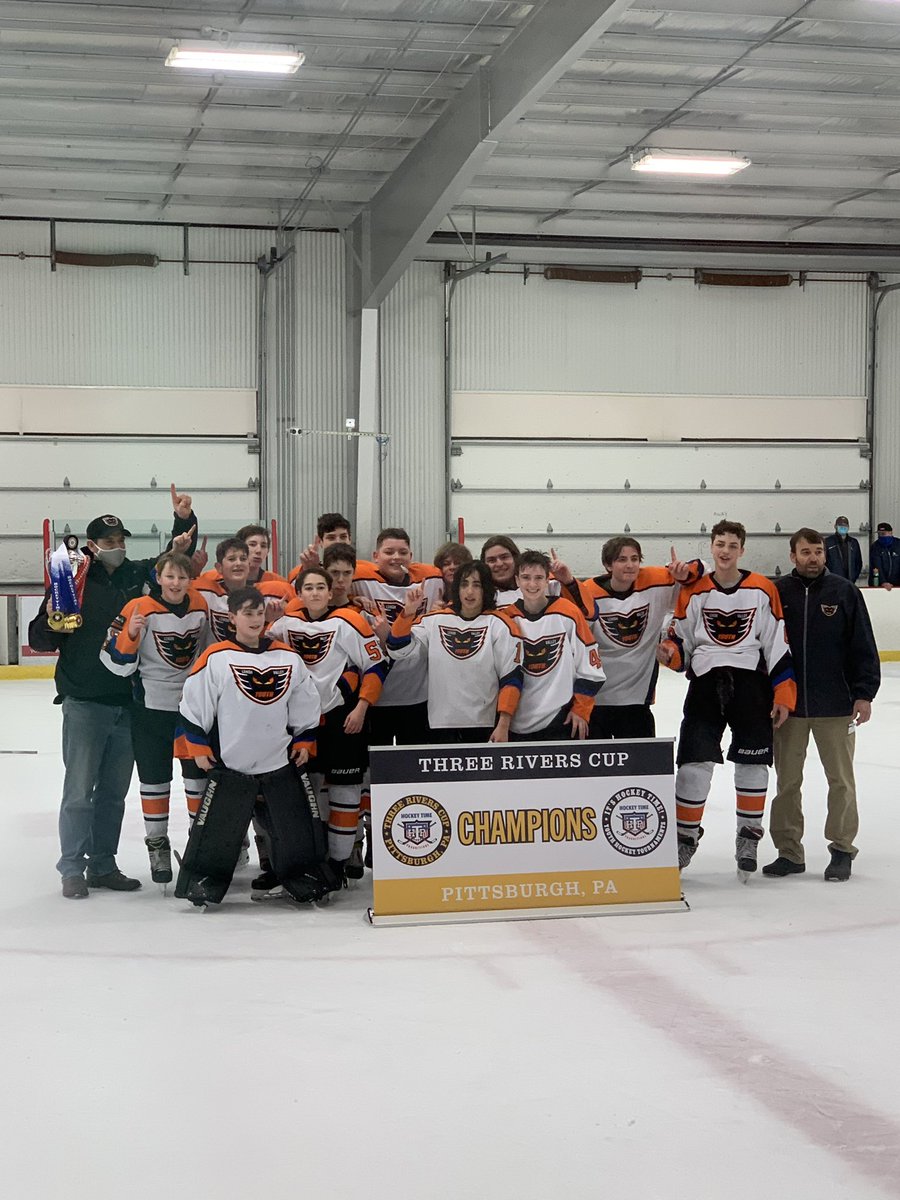 PhantomsYouth's tweet photo. Congrats to Bantam A American! Three Rivers Cup Champs! https://t.co/d86Fvjvt2G