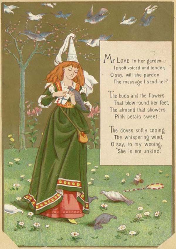 The legendary British illustrator of children’s books Kate Greenaway designed Valentines in the late 1800s which were enormously popular. Her Valentine designs sold so well for the card publisher, Marcus Ward, that she was encouraged to design cards for other holidays.