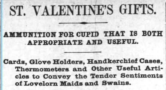 According to the papers, the list of suitable and appropriate Valentine’s Day gifts include:
