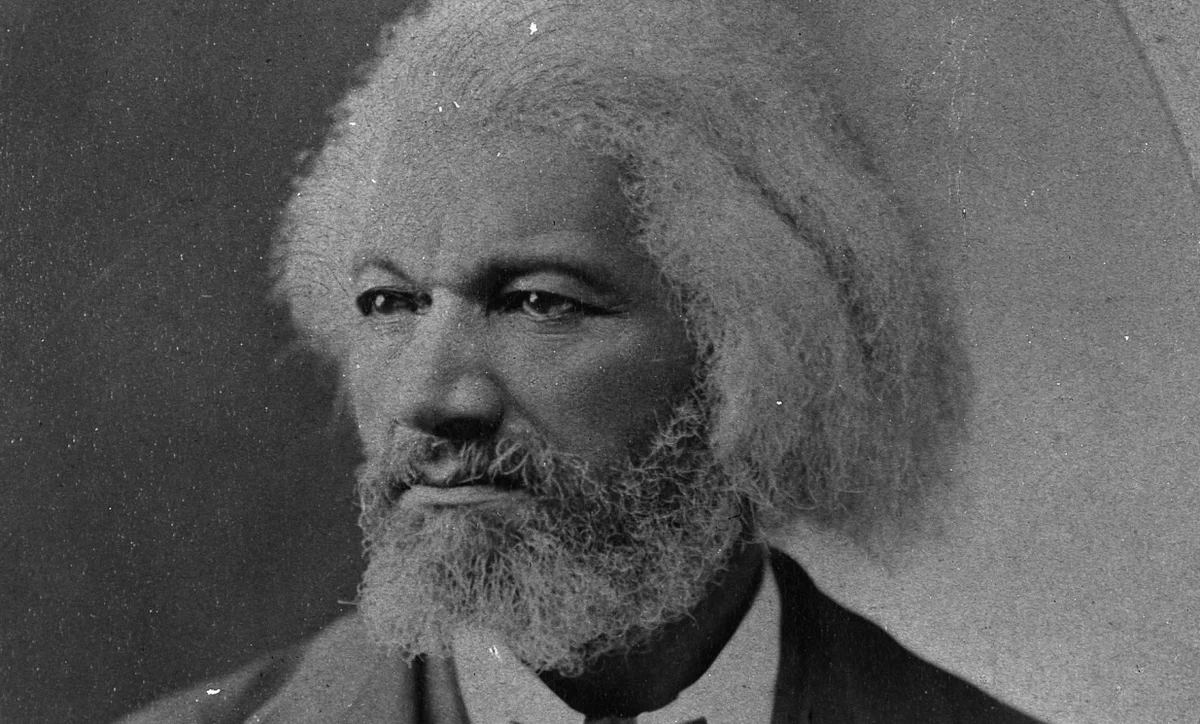 Portrait of an older Frederick Douglass