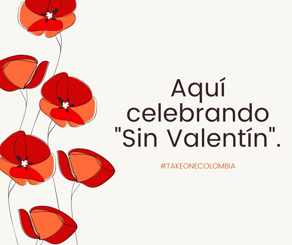 takeonecolombia's tweet photo. ¿Quién más celebra "Sin Valentín? 😂😂😂
.
.
.
#sanvalentin #valentinesday #takeonecolombia #takeoneproductions  #sinvalentin #comedia #felizdomingo https://t.co/DncakOSV44