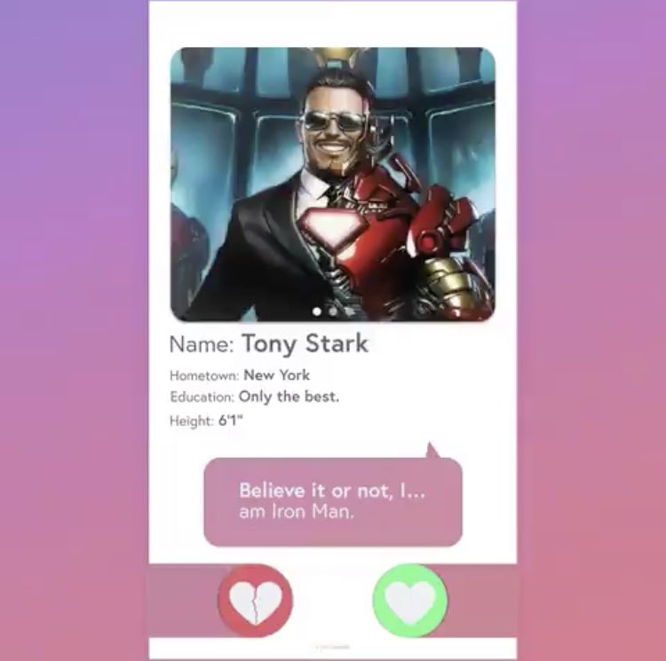 visionnaire_ju's tweet photo. Ptdr Tony Stark ofc https://t.co/53k9duoRtR
