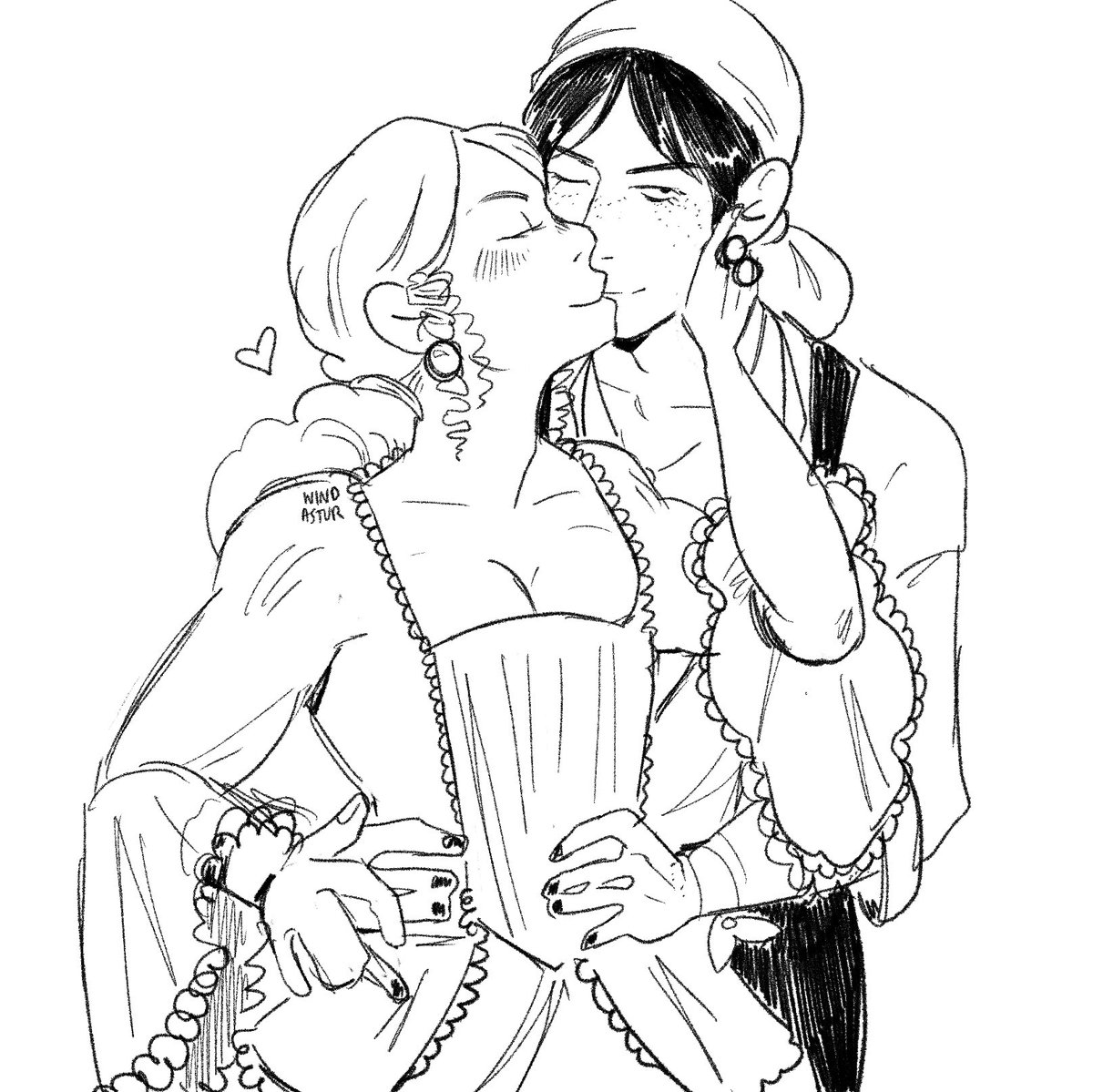 my pirate au pairs for valentines ?‍☠️❤️ 