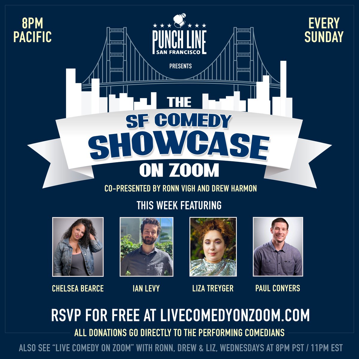 ComedyZoom's tweet photo. Grab your special someone and log into Zoom TONIGHT 2/14 8pm PST w/ @ChelseaBearce @eyelevy @GlitterCheese @p_conyers @RonnRonnVigh @drewharmon watch for FREE by RSVPing at https://t.co/vg5SlP1UDF https://t.co/ay8171krX6