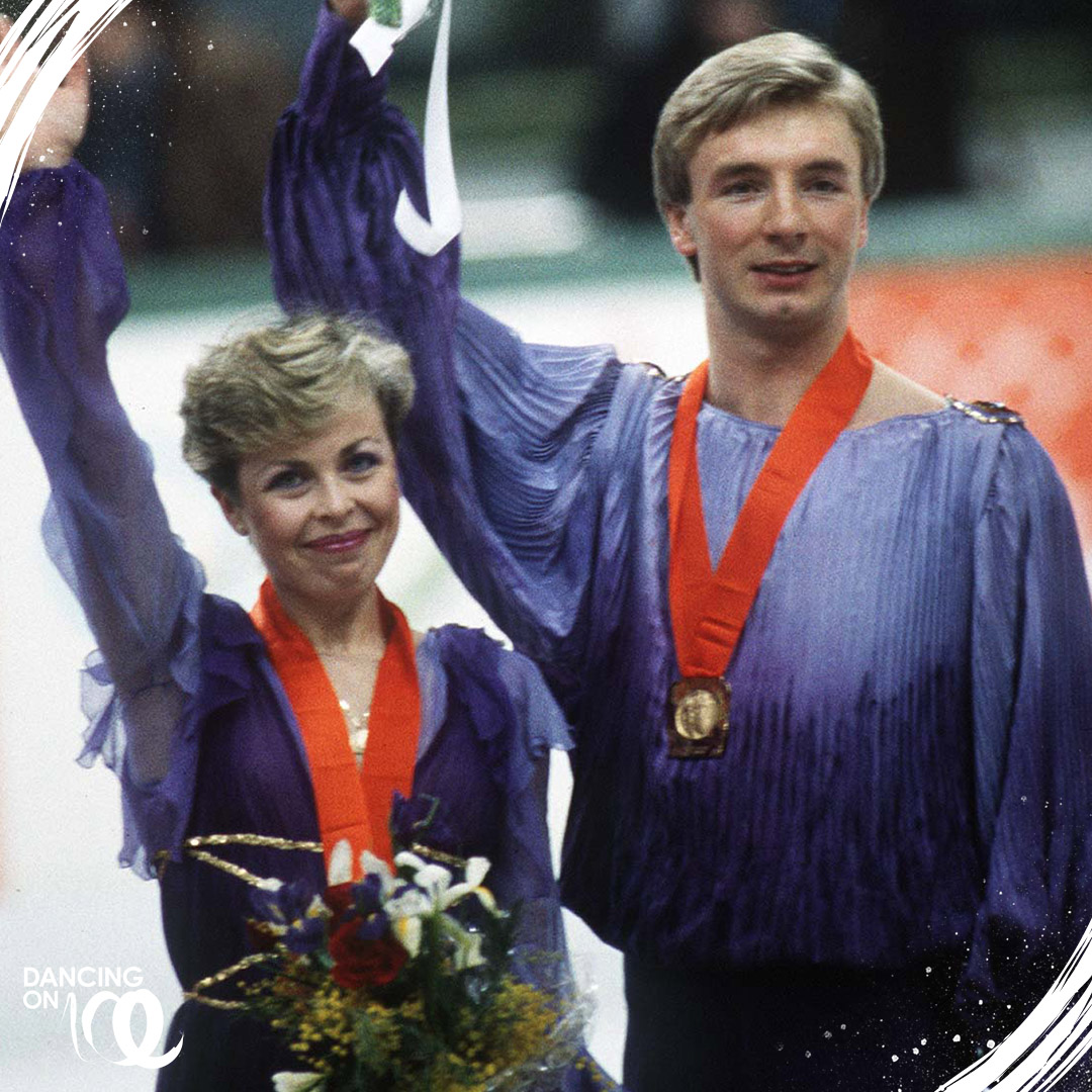 On this day 37 years ago 🤩 Torvill and Dean's breathtaking Bolero brought home the gold! #DancingOnIce