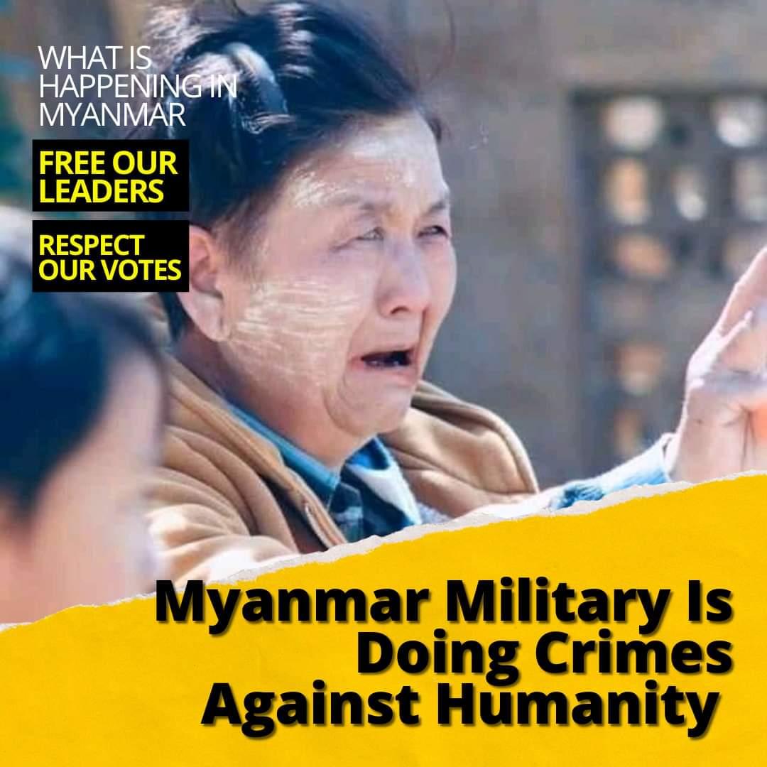 Our nights aren't safe anymore.
#Feb14Coup 
#WhatsHappeningInMyanmar