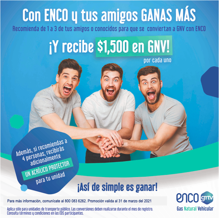 ¿Qué mejor regalo de amistad que decirle a tu compa, amigo o primo del vecino que puede empezar a ahorrar 💲 hasta un 50% más en combustible? 😉🤷‍♂️😎

#gnv #gasnaturalvehicular #encognv #combustible #ahorro #gas