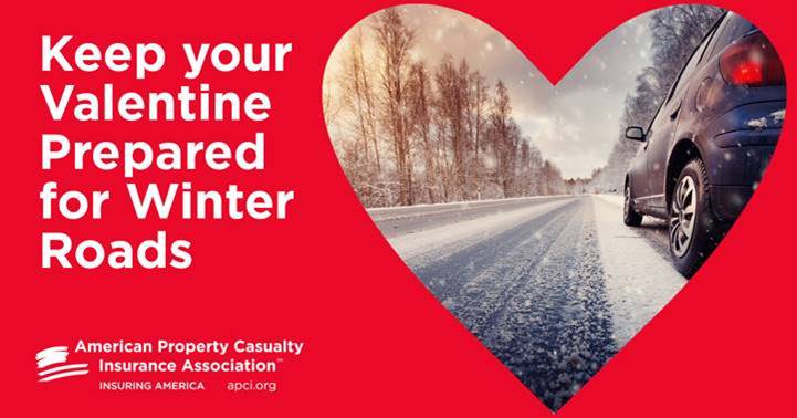 TeamAPCIA's tweet photo. If you love someone, make sure they are prepared for winter behind the wheel. Visit @Selective for tips on winter driving. Keep your Valentine prepared for winter roads!
#TeamAPCIA #APCIAsaferoads #SelectiveInsurance #Selective https://t.co/XaRIk6W8wp