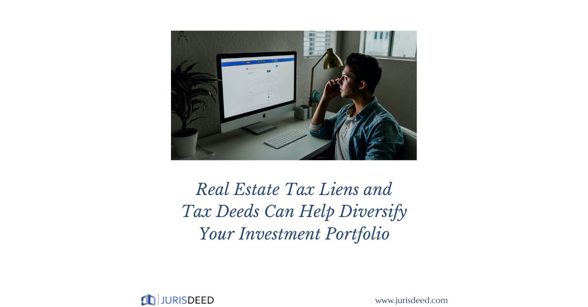 JurisDeed's tweet photo. Real estate tax liens and tax deeds are becoming an increasingly popular approach to diversifying investment portfolios. Leveraging the right information increases your return on investment. https://t.co/41Sg16DvJz #jurisdeed #stephenmorel #taxlienproperty #realestateinvestment https://t.co/vBvUuNeXAm