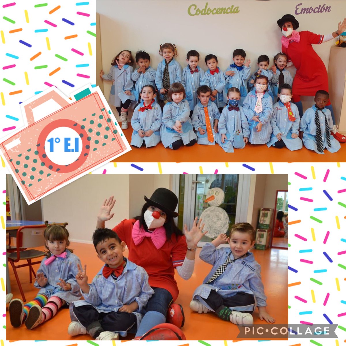 scarned0's tweet photo. Los alumnos de Infantil llegaron al colegio el viernes con todos sus complementos  y  se encontraron con unas payasas muy originales  con las que pasaron una mañana muy  divertida,  conociendo  y celebrando el sentido de la fiesta de  carnaval. #EducaciónVicenciana #ColegiosHHCC https://t.co/e0RTL1OhNF