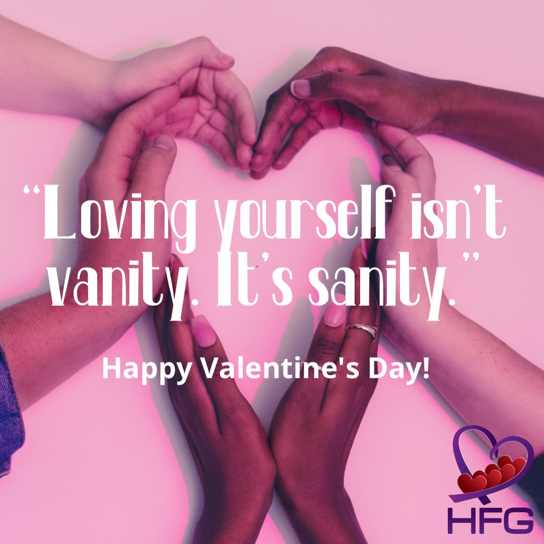 Wishing you all a large dose of sanity-self love this Valentine’s Day. Happy Valentine’s Day! #selflove #valentinesday #iloveallofme #love #hfgfamilies