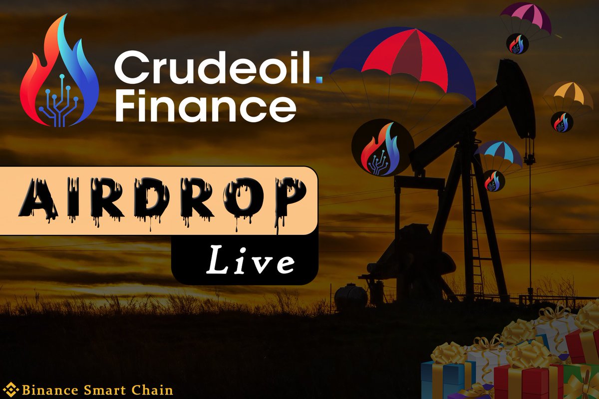 crudeoil_fi's tweet photo. 🎁Community Airdrop: 1st Round (800$ worth)

📝Rules 

🛢️ Follow @crudeoil_fi 
🛢️ Like, Retweet Pinned tweets &amp; tag 3 friends
🛢️ Join &amp; be active
Telegram Group (https://t.co/goQI4N1yVs) &amp; 
Channel (https://t.co/hQPsOEzLpw)
🛢️ Fill the form &amp; submit
https://t.co/QCrqRFhlnd

#BSC https://t.co/8l3l5Ki7HR