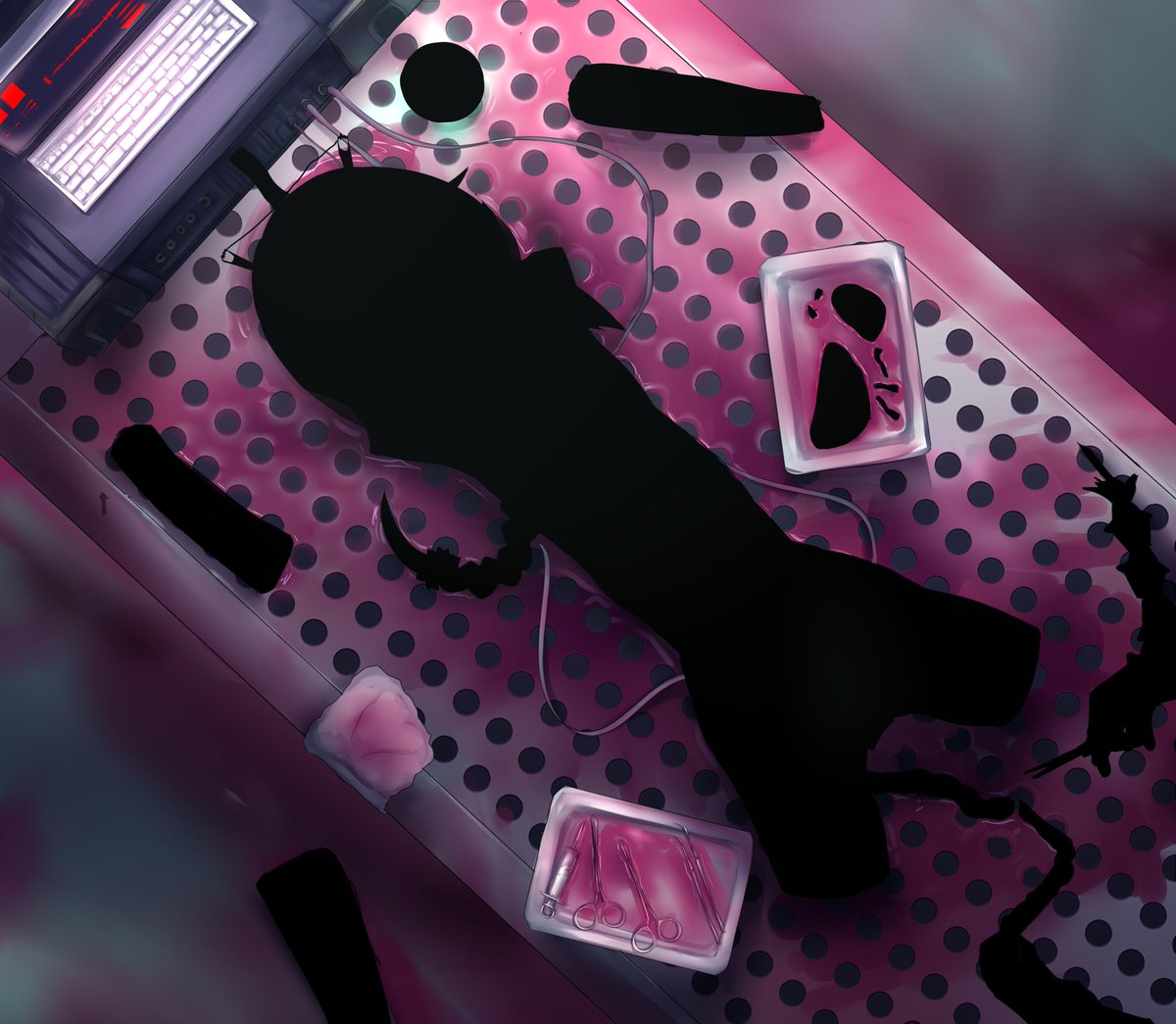 ⚠️R-18G リョナ注意!⚠️
skebで中山中さんちのセレブロちゃん描きました!うちの子解剖してくれとの事でskeb初仕事という事もあり合い入れてバラしました! https://t.co/VAAKITxO1w 