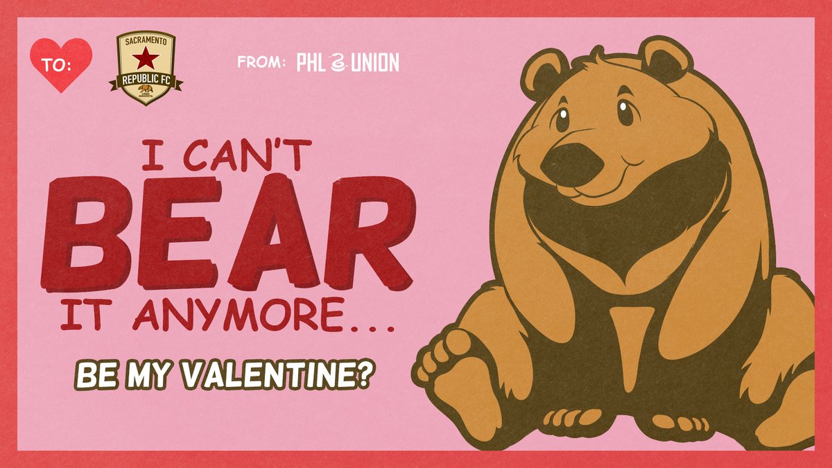 I love you BEARY much,  @SacRepublicFC 