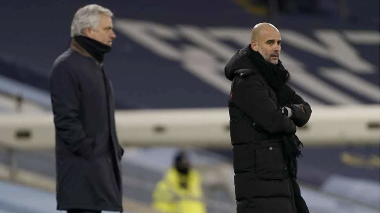 How Pep stopped Spurs counters:- Tweak to defensive shape- High line / no offside trap- Tracking runners1/