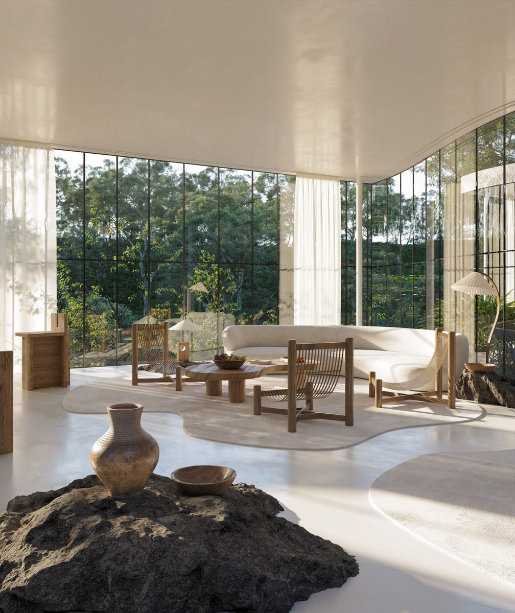 INTERIORPORN1's tweet photo. This Brazilian home is a dream. https://t.co/aWn978eLgw