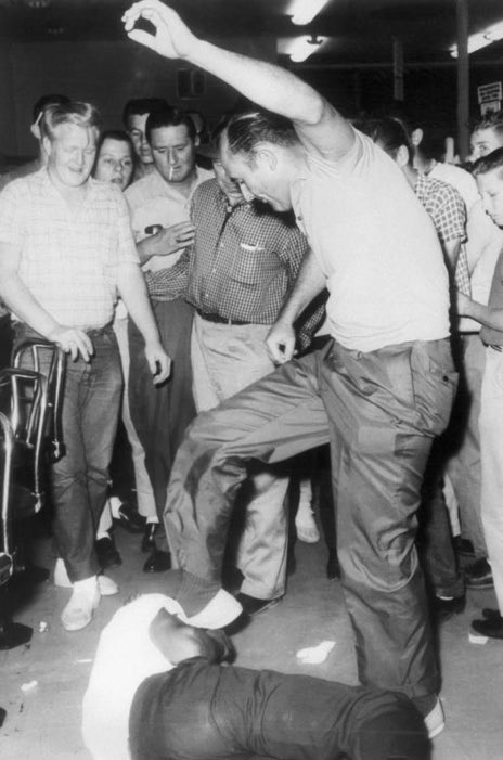 can indians even imagine beating someone up for ordering lunch at the “whites only” line, unleashing attack dogs and violently hosing down protesters, and vehemently opposing integration in schools?