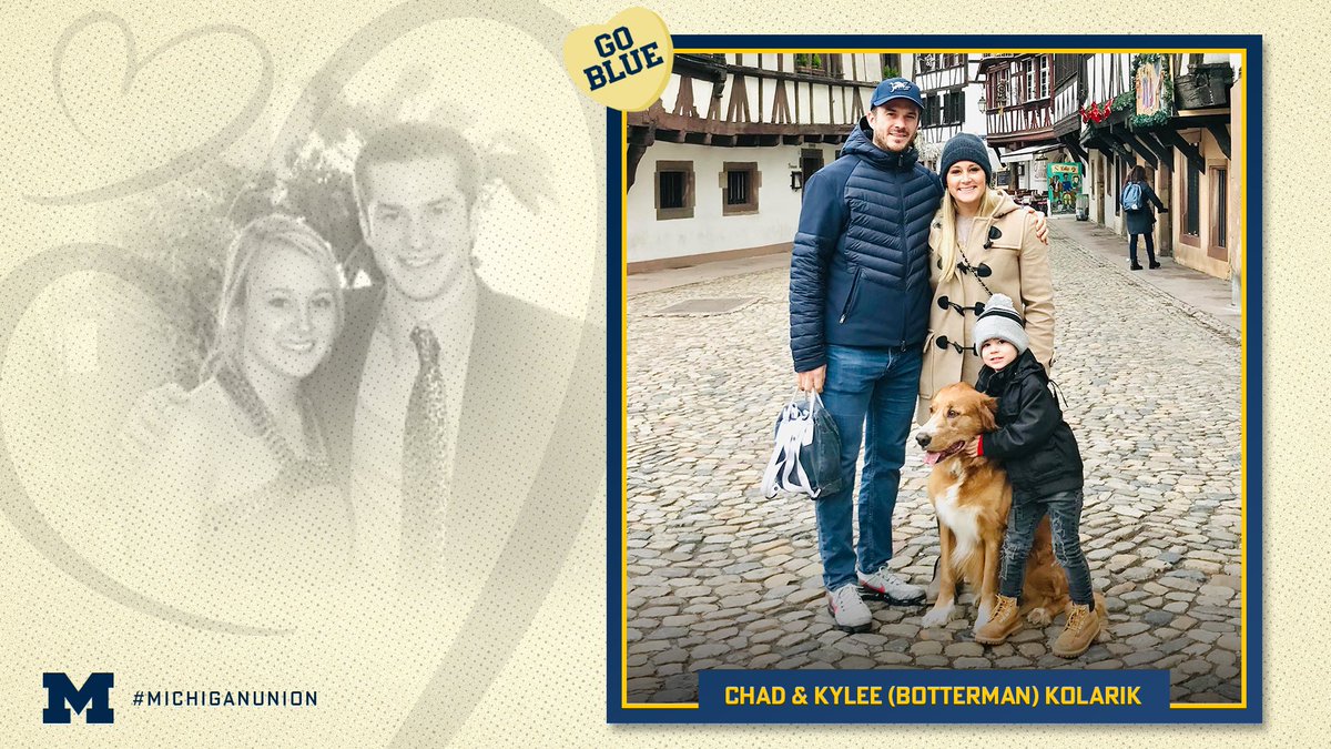 umichhockey's tweet photo. Happy Valentines Day! Check out this #MichiganUnion of Chad Kolarik (hockey) and Kylee Botterman (gymnastics) featured as one of our POWER couples
💙💛 https://t.co/wPOLl8H81h https://t.co/B38k8Yx7Z5