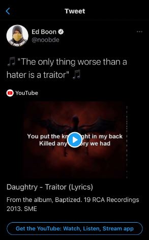 FictionalKombat's tweet photo. Hey @RamzzzTV and @TootenTV, Yesterday Ed Boon might teased Tanya being DLC In KP3. If you remember , Tyler maybe teased her in January. This a deleted tweet. This is  the picture: https://t.co/NcKW44sU2I