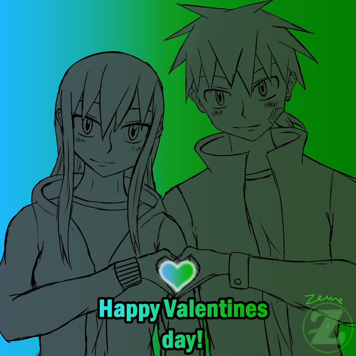 ZeweriVT's tweet photo. Happy Valentines day everyone!
I decided to quickly sketch my story Earthiliar's Zeno and Laura sending you all the love!
#valentinesday2021 #ValentinesDay #DigitalArtist #originalcharacters #Earthiliar https://t.co/gvD06kuU3X