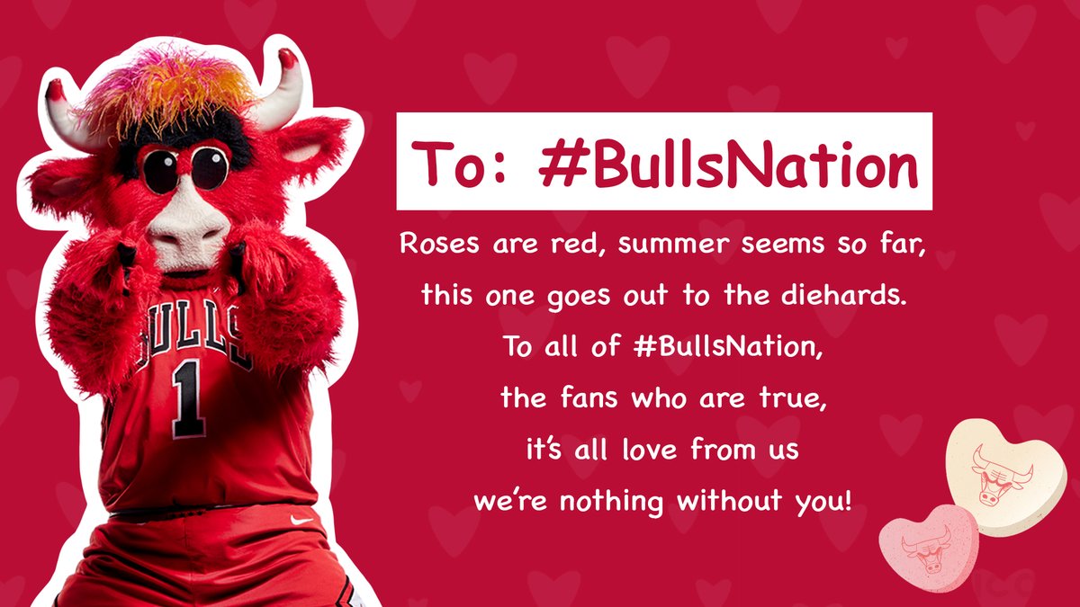 chicagobulls's tweet photo. To: #BullsNation
Love: @ChicagoBulls ❤️ https://t.co/vPkfF8R2pp