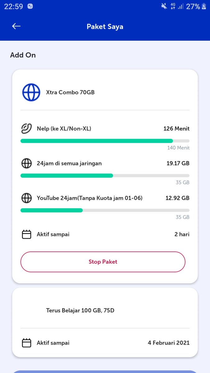 AdiPutra15_'s tweet photo. @XLAxiata_Tbk min paket kouta bisa di perpanjang kah masa aktif nya ? https://t.co/0sHv7aJafn