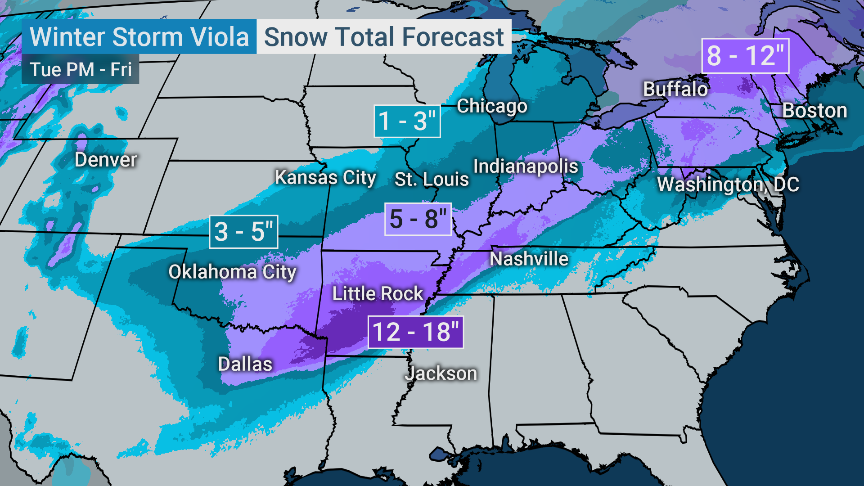 The Weather Channel Wait Another One Yep Winter Storm Viola Has Already Begun In The West And Will Be Right Behind Uri Bringing Significant Snowfall Totals To Many Across The The Weather Channel Wait Another One Yep Winter Storm Viola Has Already Begun In The West And Will Be Right Behind Uri Bringing Significant Snowfall Totals To Many Across The