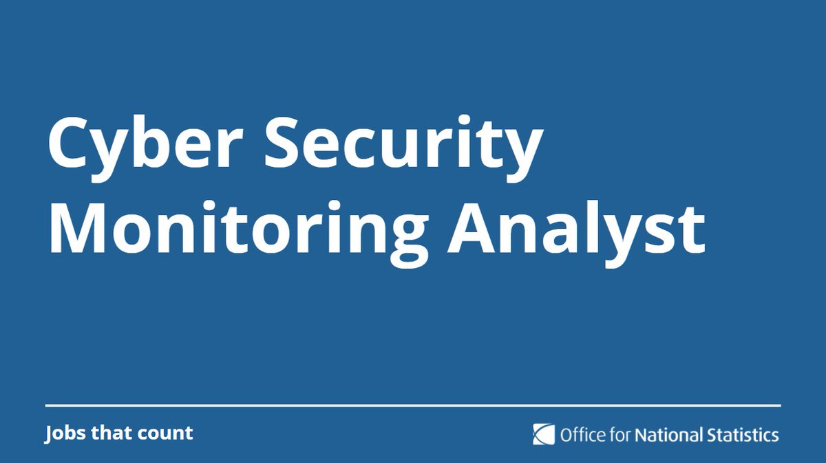 ONS Jobs tweet media