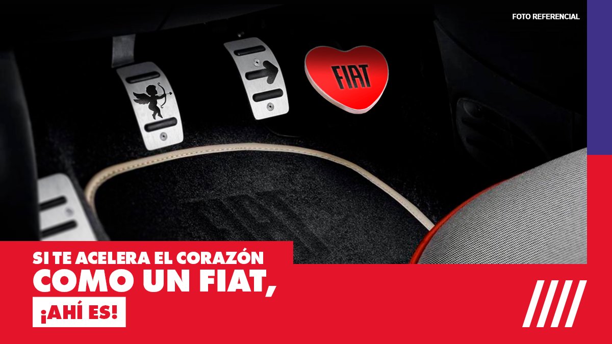 ¡Feliz #SanValentín a los #FIAT romantic style!🚗❤️