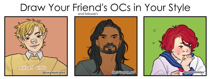 thank u friends mutuals and followers who sent in ocs to be drawn :) this was v fun to draw and u guys all have v beautiful ocs ❤️ 
