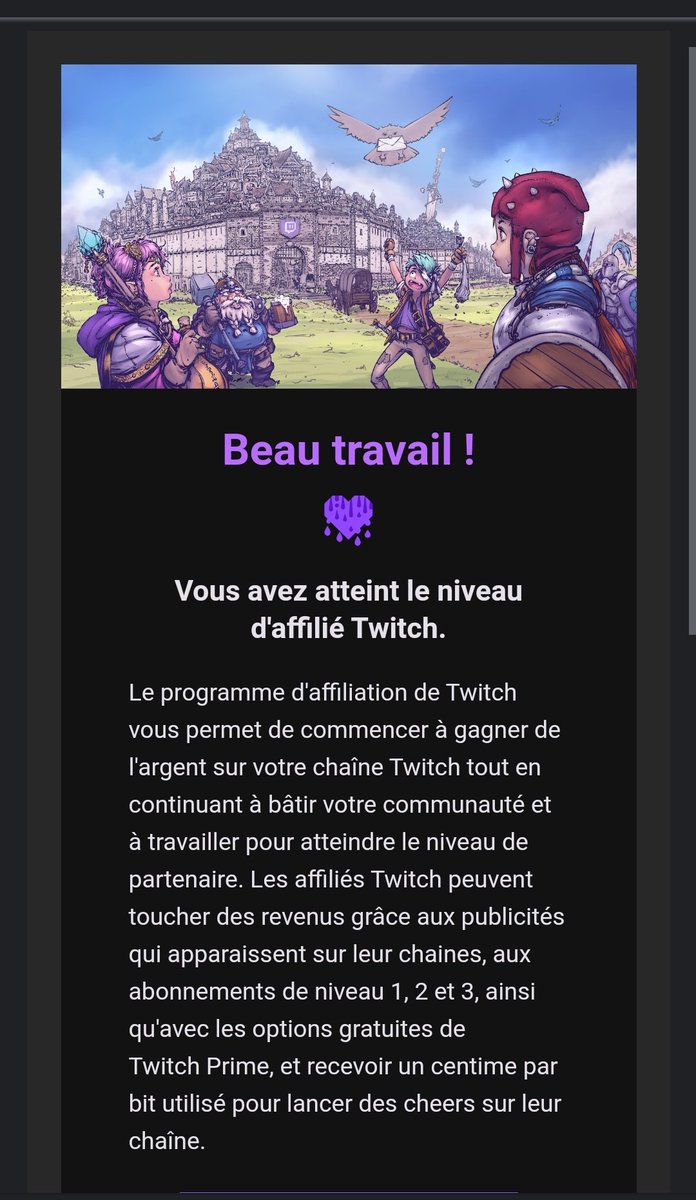 MrRaidenjo's tweet photo. Enfin affilié twitch merci pour ceux qui me soutien depuis le début je vous aime merci merci merci
#affiliate #twitchtv #Twitchafilliate #pcgaming #live #goodjob #happy #Congratulations #LevelUp #CHALLENGE #game #twitch #twitchprime #follow #raidenjo https://t.co/1J7OoIvHa3