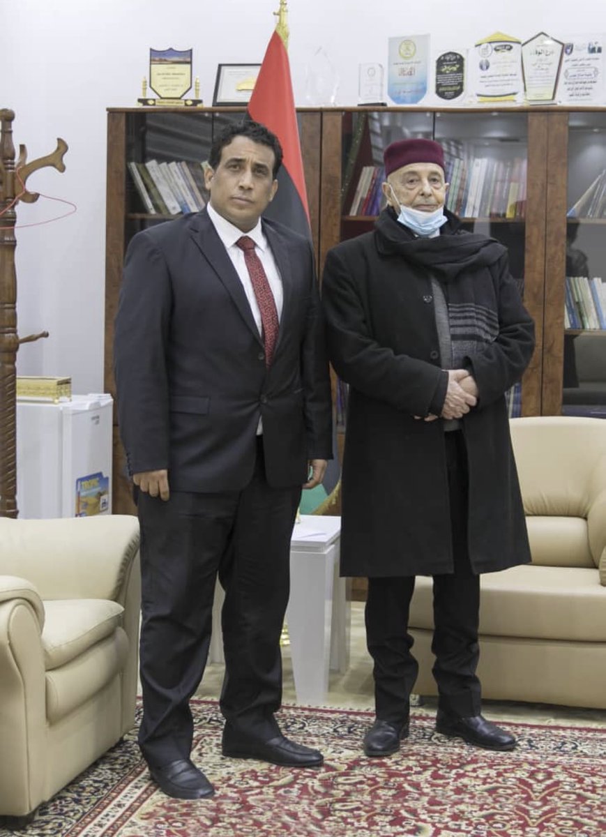 LPognu's tweet image. لقاء جمعني مع رئيس مجلس النواب عقيلة صالح. تم خلال هذا اللقاء مناقشة أهمية دور مجلس النواب في هذه المرحلة وتهيئة الظروف أمام منح الثقة لحكومة الوحدة الوطنية حتى تستطيع تحقيق أهدافها بداية بتوحيد المؤسسات مرورا برفع المعاناة عن المواطنين وبسط الأمن والاستقرار في البلاد.