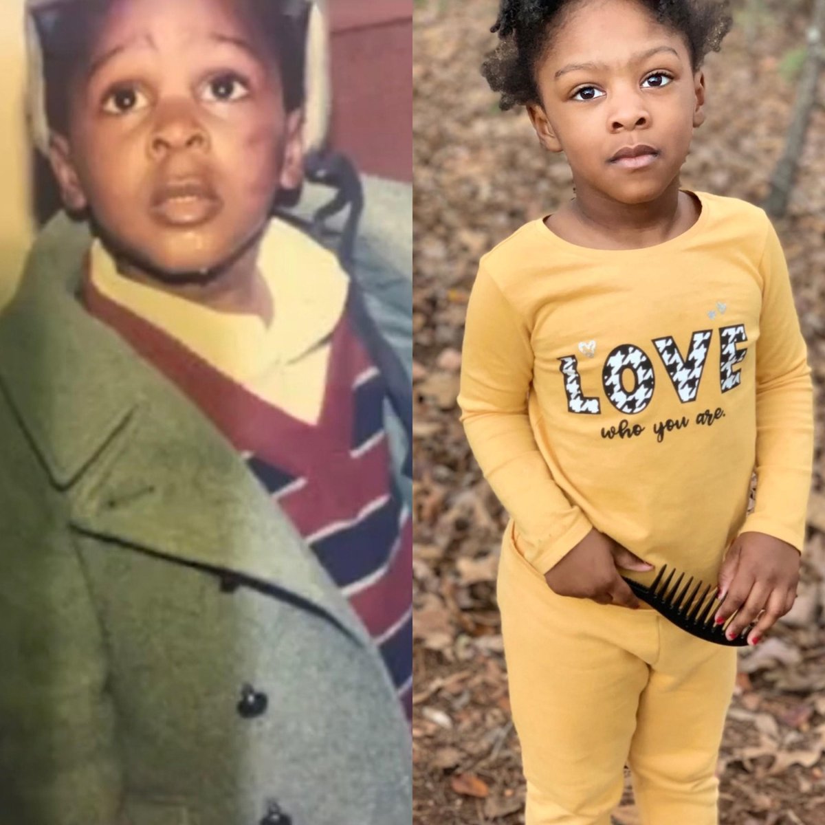 MosesHerring's tweet photo. Can you see the resemblance? I spit this one out all by myself. LaCresha had nothing to do with it 😂😂😂 #4thChild #Faith #Twinning https://t.co/OcVxFblsEi