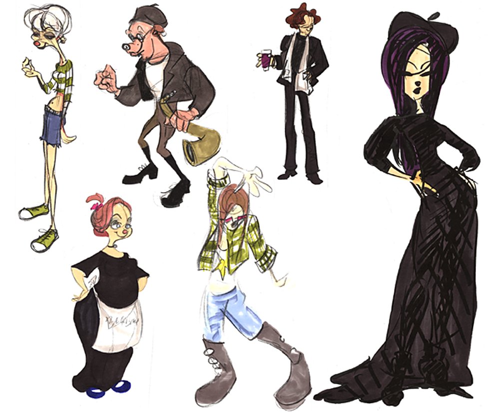 An extremely goofy movie cast