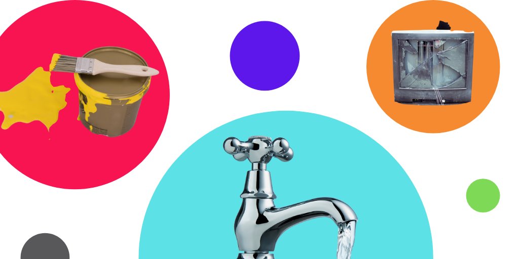 Not all buildings and contents insurance include accidental damage cover.
Be that a tin of paint over the carpet, the taps left on in the bath or the TV knocked on the floor.
If you have little ones running around at home, perhaps it’s time to review your insurance?