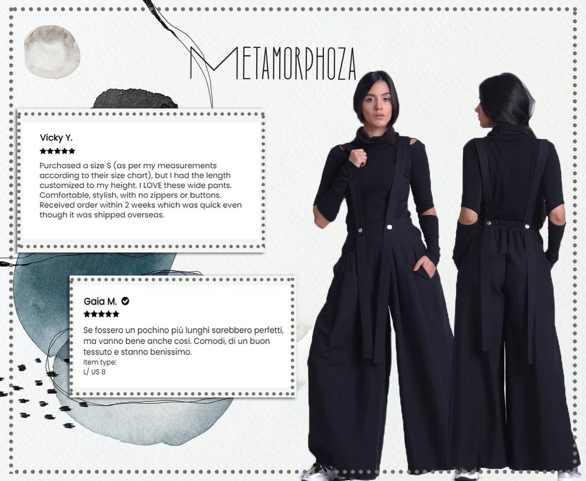 Meta_morphoza's tweet photo. These beautiful and most favorite pants with suspenders can be yours on a very special price now 🖤 Check our website: https://t.co/nnWEFA1Njk

#handmade #pants #black #alternative #alternativefashion #alternativewear #sale #onsale #shoponline #metamoprhoza https://t.co/3NU7f3WcE5