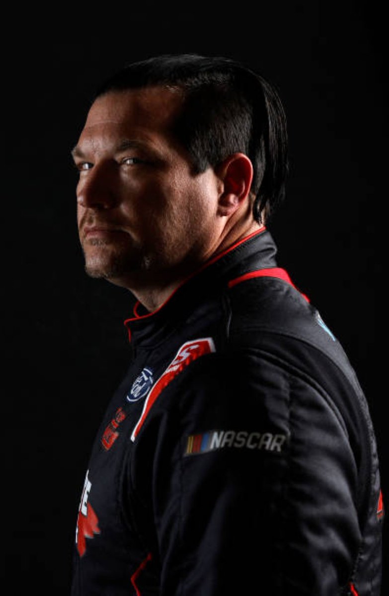 nascarman_rr's tweet photo. I dont think NASCAR has ever seen a promo headshot as terrifyingly badass as this one from BJ McLeod https://t.co/swMmfsCkCm