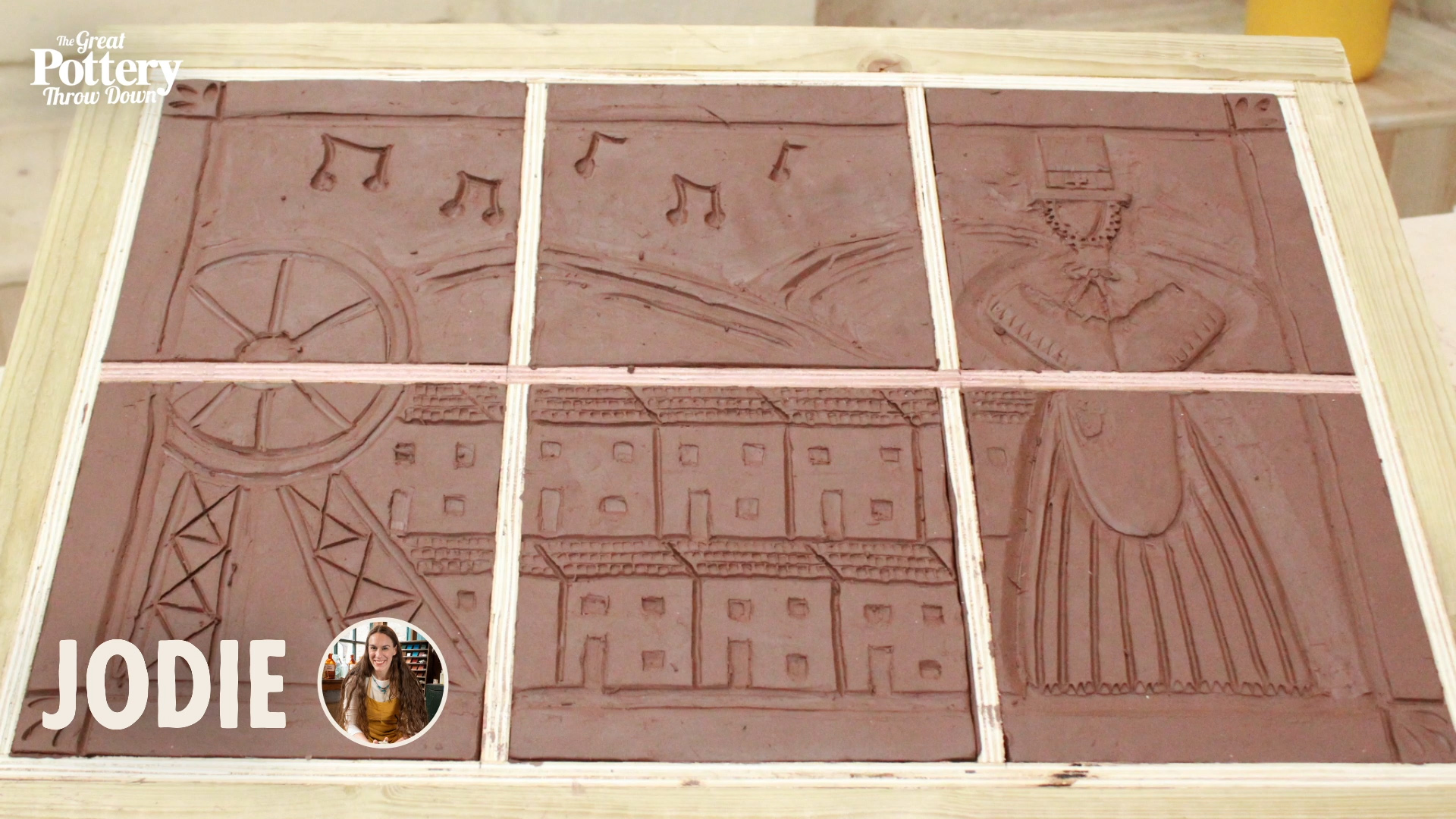 The Great Pottery Throw Down on Twitter "Jodie's tiles feature a