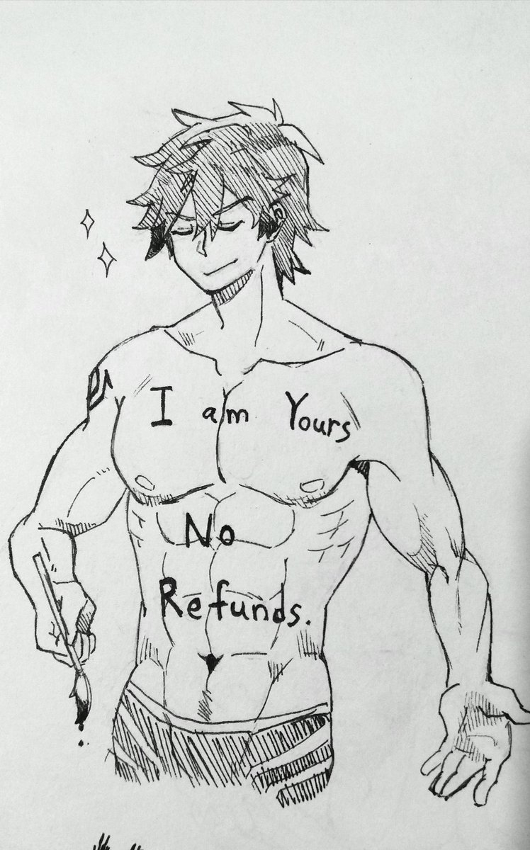 I didn't have anything special to draw for Valentine ;w; my mind just goes 