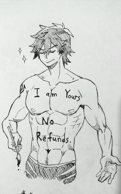I didn't have anything special to draw for Valentine ;w; my mind just goes 