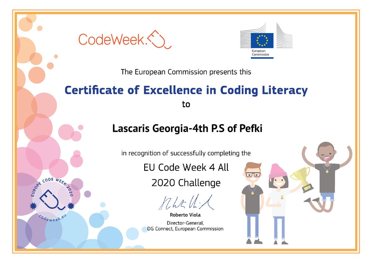 glascaris's tweet image. :-) Great experience once again, great partners, great #codeweek !!!😍😍🤖 9 countries, 72   activities under the same #codeweekchallenge , view them all here: wke.lt/w/s/RPwgBq