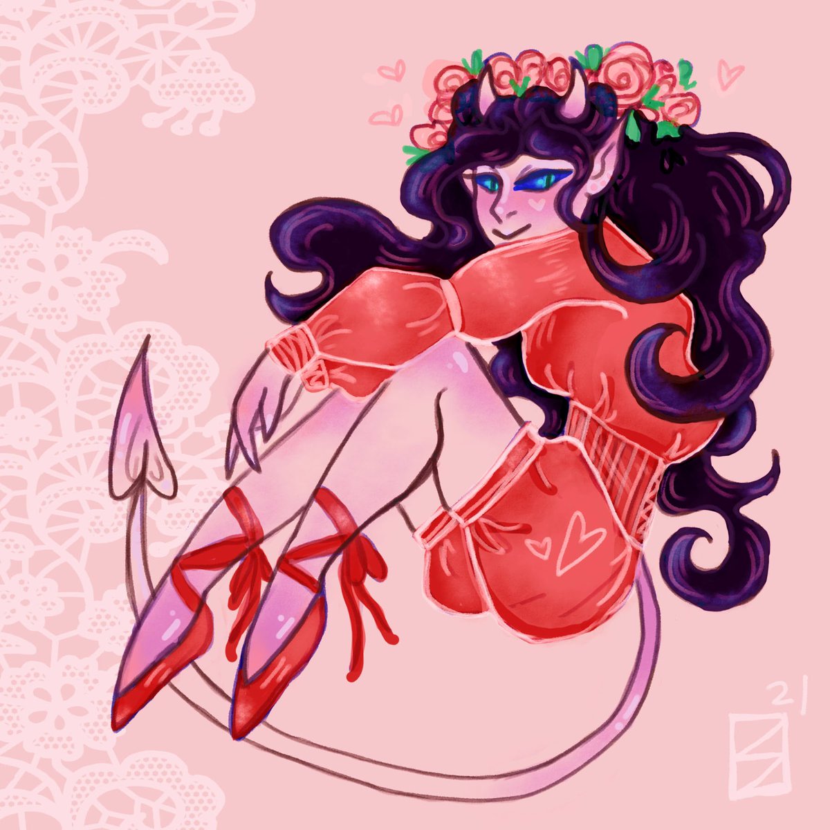 zo_artsy's tweet photo. Happy Valentine’s Day 💖🌹 https://t.co/clu6M7dPzi