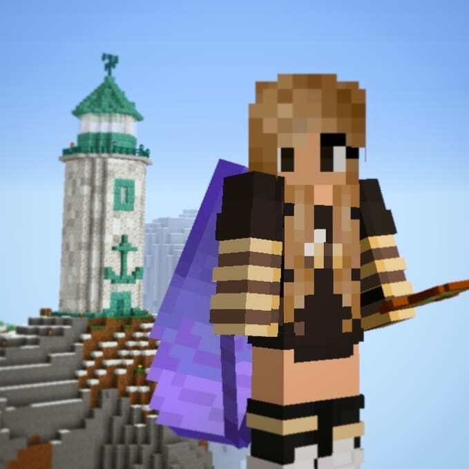 Flanneuh's tweet photo. Trop fière de mon phare 😊😇 🌊 #constructionminecraft #flannou #flanny #phare #build #minecraftbuilds #minecraftbuild #minecraftonly https://t.co/KUZJ8ITevn https://t.co/zUfU9RHpA0