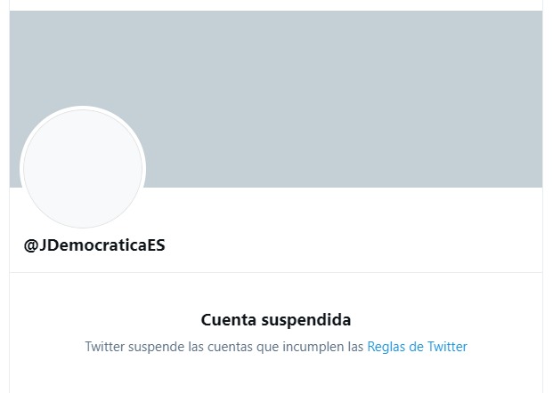 JDemocraticaES's tweet photo. #JuntaDemocratica ha estado censurada durante dos horas. El TT de #RompeTuVoto ha molestado. Vamos a hacer TT #LibertadConstituyente
#Eleccions14F https://t.co/uwkEhsFphK