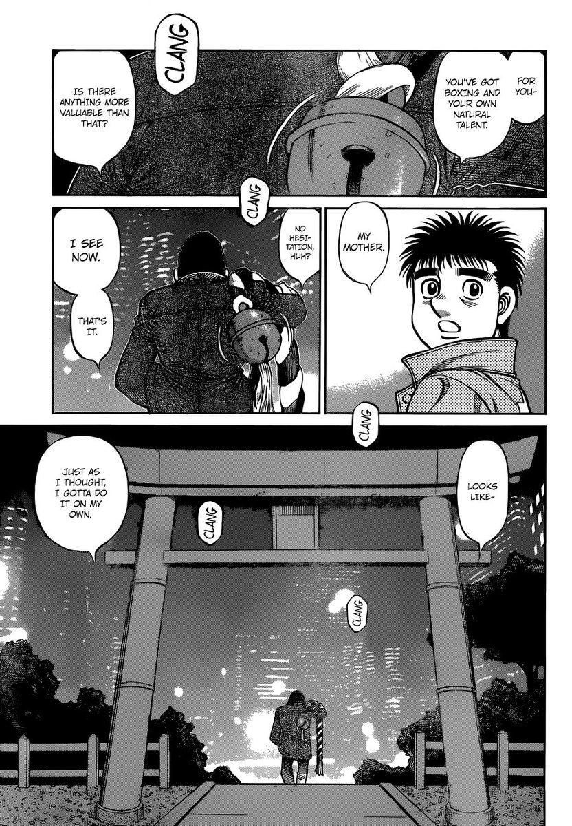 Ippo Spoilers but man Morikawa-sensei is a good writer https://t.co/6gCi5bYw0J