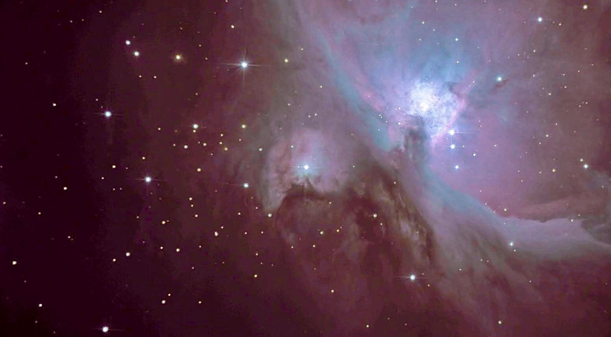 astromares's tweet photo. Detalle del Trapecio de Orión. 2 horas a 400 de ISO tomas de 90 segundos.Urbana. https://t.co/bjUMWRHDPL