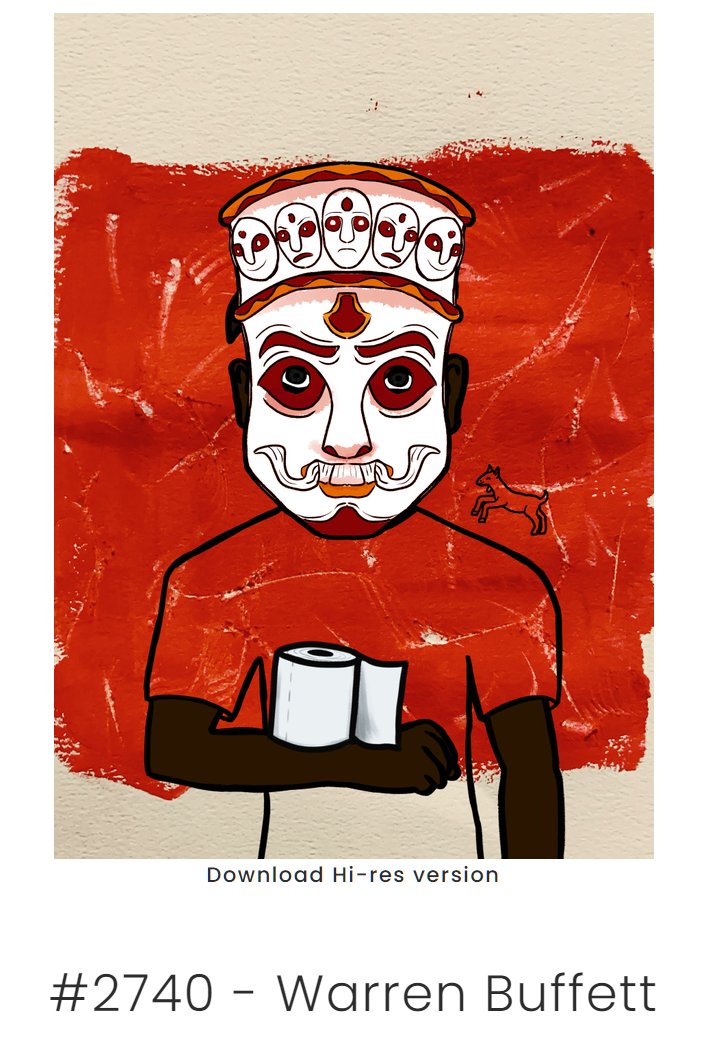 Pair that with what a NFT can provide via an enhanced user experience(e.g.  #Hashmasks names). Provable scarcity, authenticity, provenance and chain of custody is far superior to what exists in the traditional art world. /4