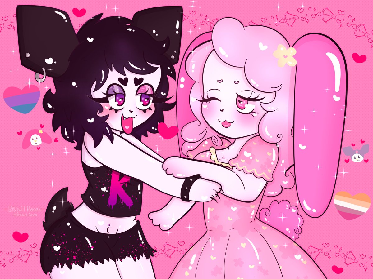 kuromi 💖 my melody
happy valentines day ~♡