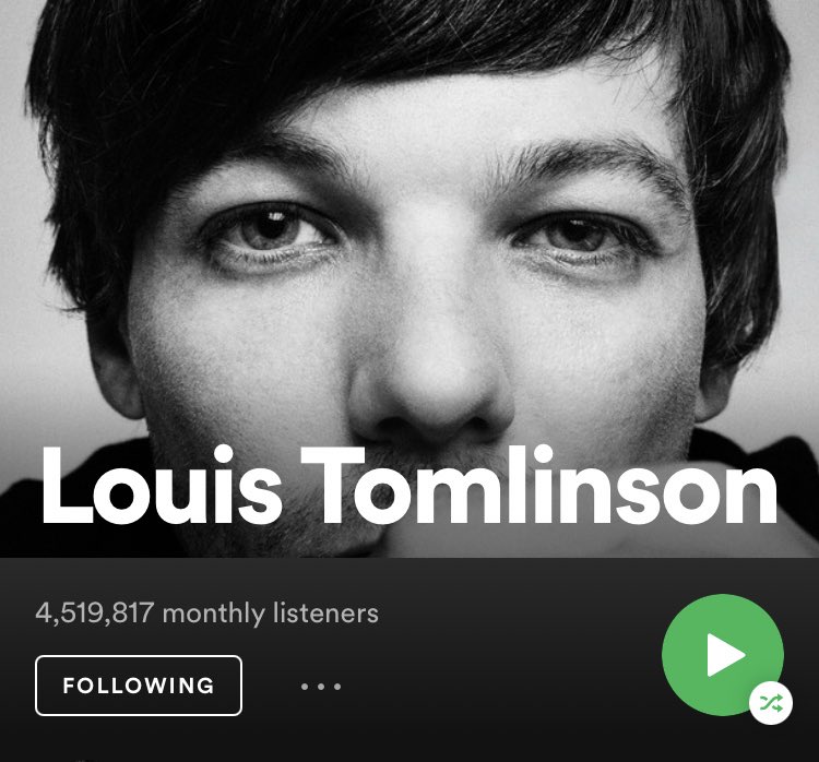 #SPOTIFY| Louis gained +14K monthly listeners in the past 24 hours!