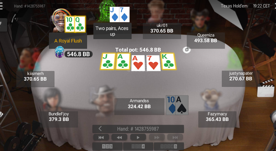 shinyLV's tweet photo. Nice hand #UnibetPoker https://t.co/NqKJECPiUF